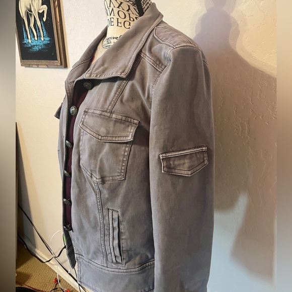 White House Black Market Gray Jacket 14 - Picture 6 of 6